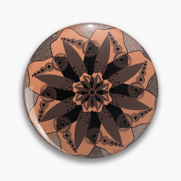 Item preview, Brown Flower Pattern designed and sold by Vivinedrawsells.