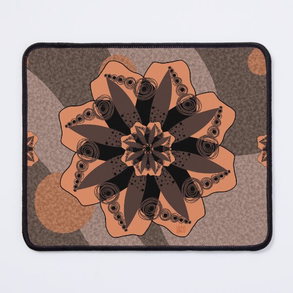 Item preview, Brown Flower Pattern designed and sold by Vivinedrawsells.