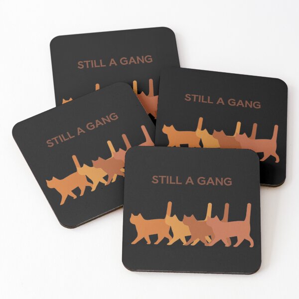 Item preview, Still A Gang – Cool Cat Squad Illustration | Funny Quiet Confidence Feline Design  designed and sold by Cree8if.