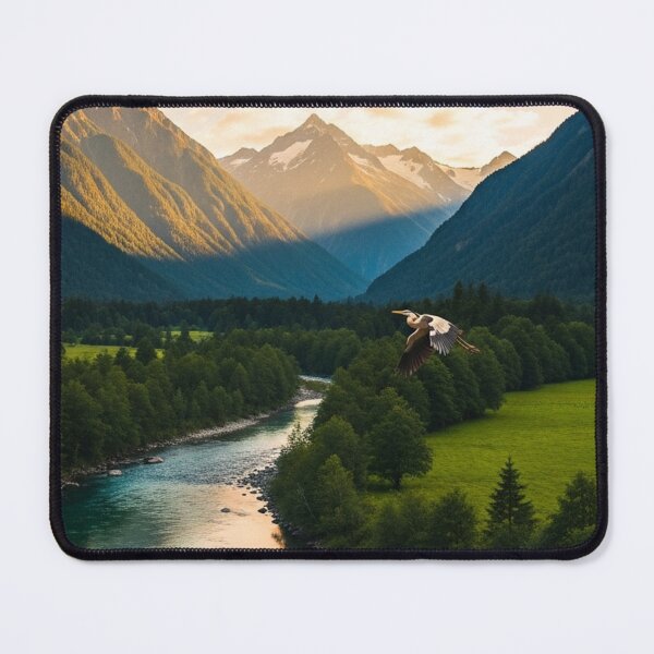 Item preview, Green valley with crystal clear river designed and sold by Losancestros.