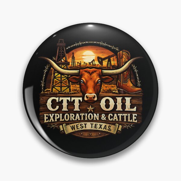 Item preview, CTT Oil Exploration and Cattle Oilfield Ranch designed and sold by leolawaller.