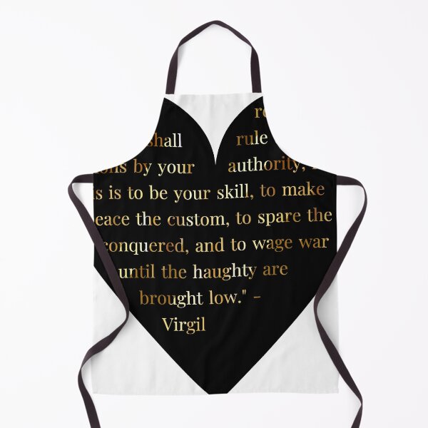 Item preview, Virgil Quote Gold Gradient In Heart designed and sold by TheIconSmith.