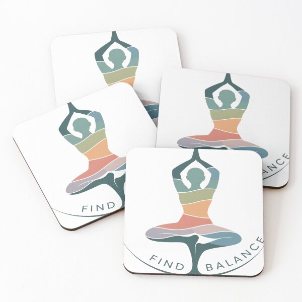 Item preview, Find Balance – Minimal Yoga Zen Art T-Shirt designed and sold by RMTrendy.