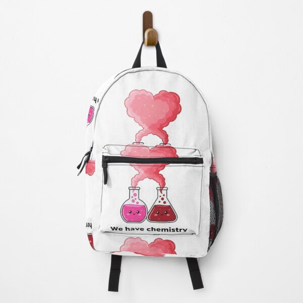 Item preview, We Have Chemistry Valentine | Kawaii Science Laboratory Pun designed and sold by Rosuma Designs.