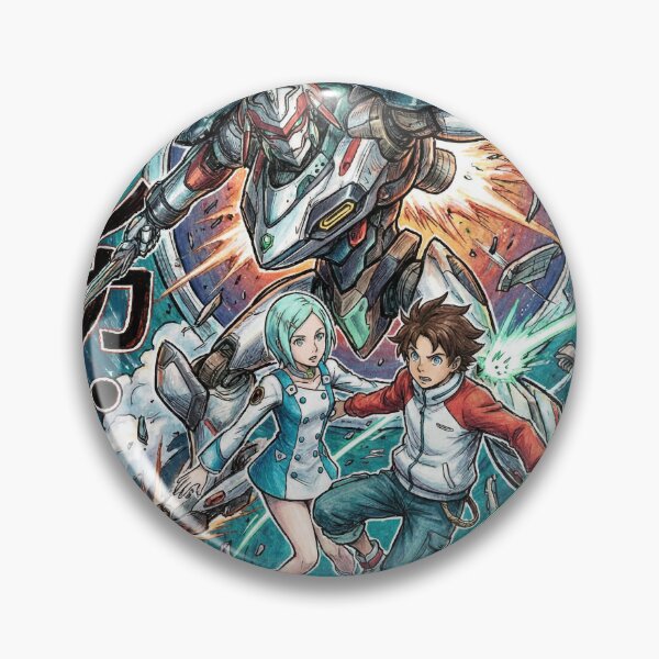 Item preview, Eureka Seven Gekkostate Outlaw Crew Graphic Print designed and sold by Senpaiwaves.