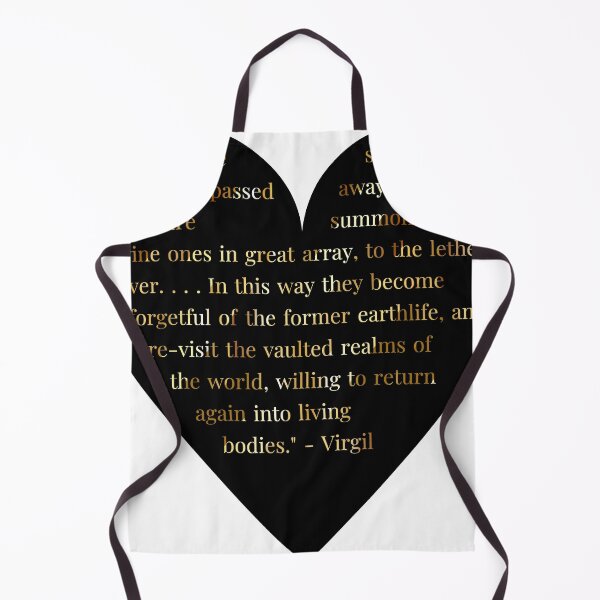 Item preview, Virgil Quote Gold Gradient In Heart designed and sold by TheIconSmith.