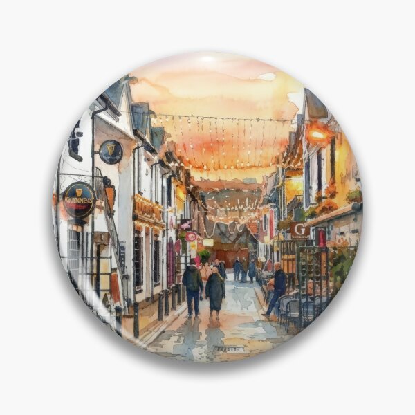 Item preview, Ashton Lane, Glasgow Watercolour Painting designed and sold by davidelder.
