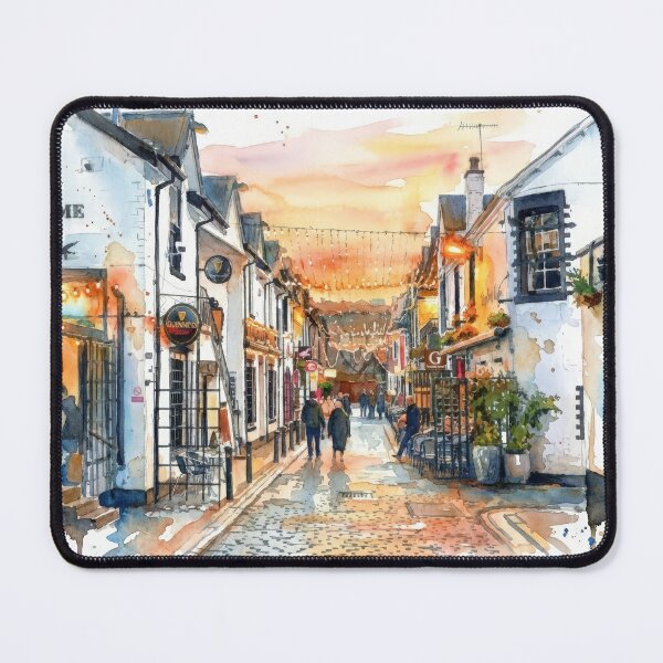 Item preview, Ashton Lane, Glasgow Watercolour Painting designed and sold by davidelder.