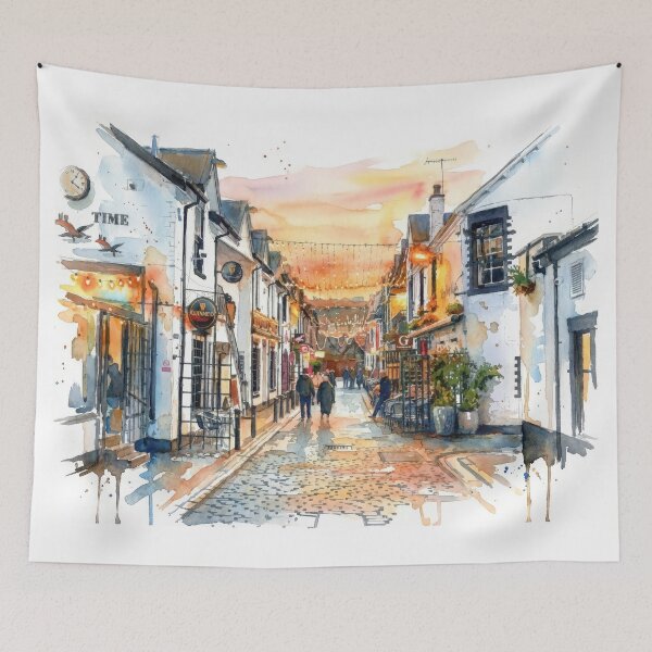 Item preview, Ashton Lane, Glasgow Watercolour Painting designed and sold by davidelder.