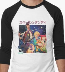 Space Dandy Group Pose Baseball ¾ Sleeve T-Shirt