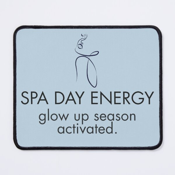 Item preview, Spa Day Energy - Glow Up Season Activated Minimal Self Care Wall Art designed and sold by InkIntentionstu.