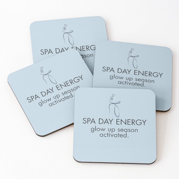Item preview, Spa Day Energy - Glow Up Season Activated Minimal Self Care  Wall Art designed and sold by InkIntentionstu.