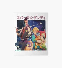 Space Dandy Group Pose Art Board