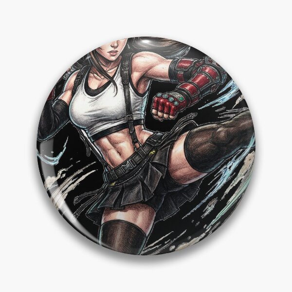 Item preview, Final Fantasy VII Tifa Lockhart Martial Artist Design designed and sold by Senpaiwaves.