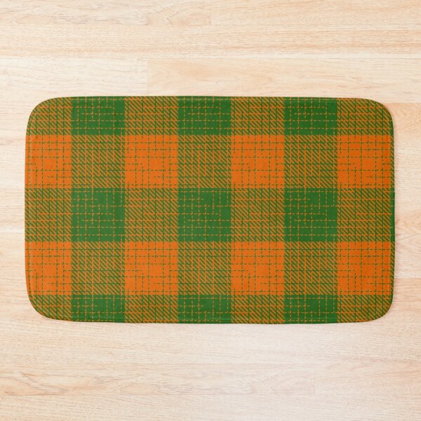 Item preview, Orange and Green Crosshatch Plaid Gingham Design  designed and sold by PatternTitan.