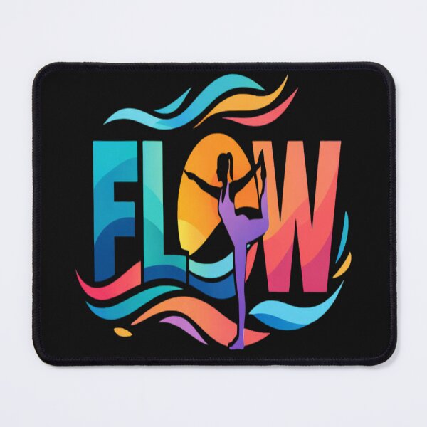 Item preview, Flow – Minimal Yoga Movement T-Shirt designed and sold by RMTrendy.