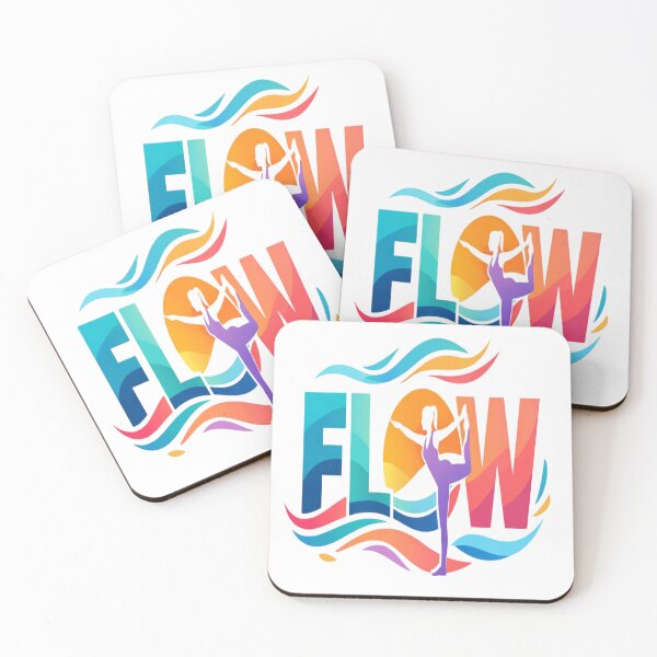 Item preview, Flow – Minimal Yoga Movement T-Shirt designed and sold by RMTrendy.