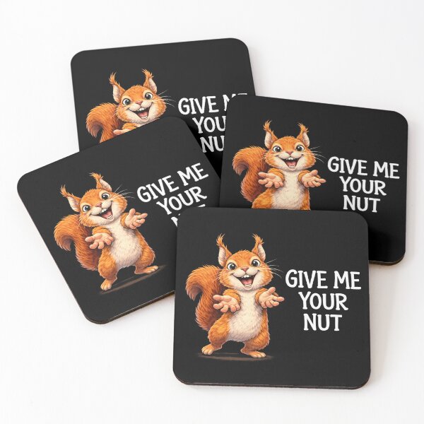 Item preview, Funny Squirrel – Give Me Your Nut designed and sold by Alekska-Art.