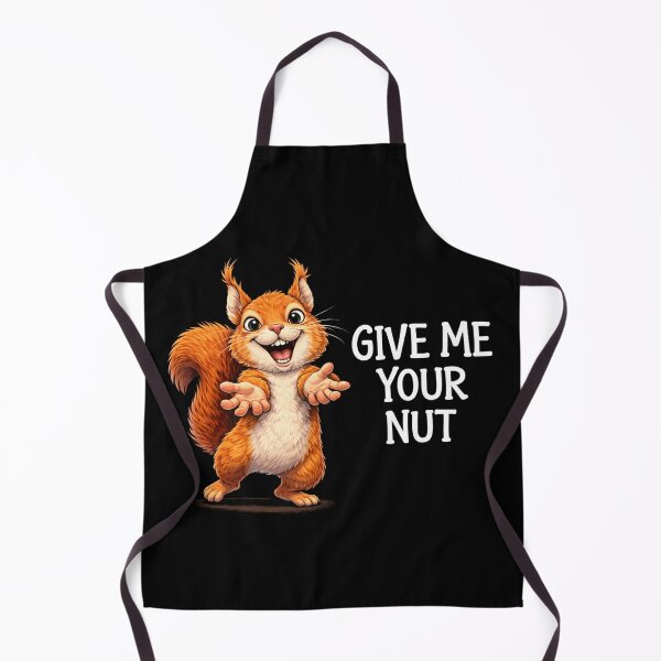 Item preview, Funny Squirrel – Give Me Your Nut designed and sold by Alekska-Art.