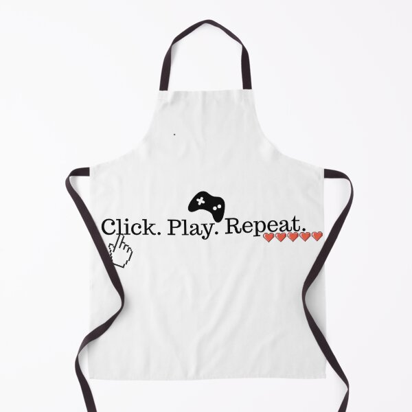 Item preview, Click. Play. Repeat Curdor - Gaming gift Idea designed and sold by Versik-.