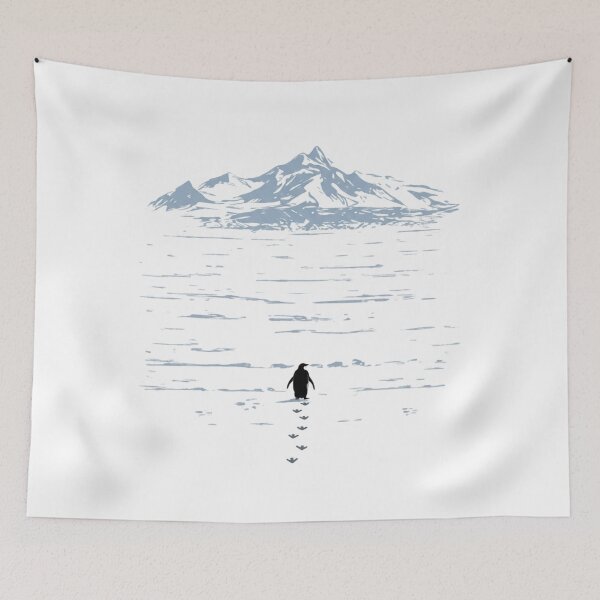 Item preview, But Why Penguin Mountain Hiking Meme for Sarcastic Humor nihilist penguin designed and sold by SouQ-Art.