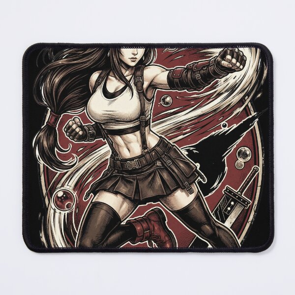 Item preview, FF7 Rebirth Tifa Lockhart Combat Ready Collectible designed and sold by Senpaiwaves.
