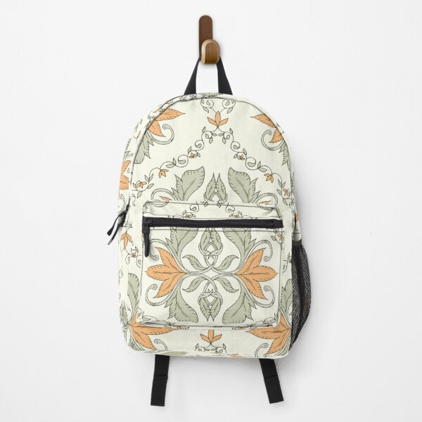 Item preview, Vintage Botanical Ogee - Sage & Apricot designed and sold by dreamprint.