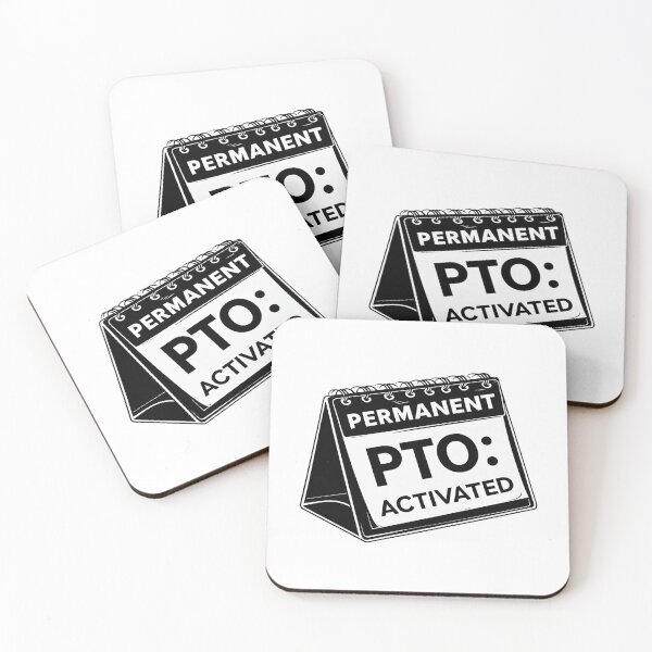 Item preview, Permanent PTO Activated – Funny Retirement, Sabbatical & Anti-Work Design for Chill Vibes Lovers designed and sold by Bright Nest Studio.