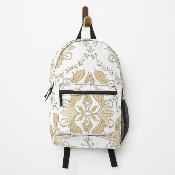 Item preview, Vintage Botanical Ogee - Warm Yellow designed and sold by dreamprint.