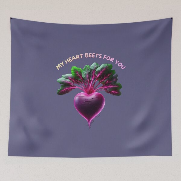 Item preview, Luminous Heart Beet: My Heart Beets For You Radiant Art designed and sold by HopeAndHustle.