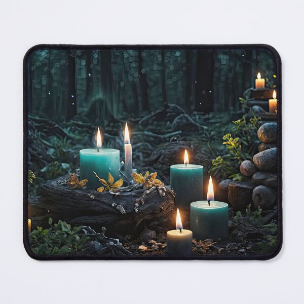 Item preview, Tranquil Forest Candles Mystical Magical Enchanting designed and sold by Stephanie Laird.