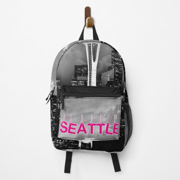 Item preview, Space Needle Seattle – Modern Skyline Black and White Art designed and sold by Mauswohn.