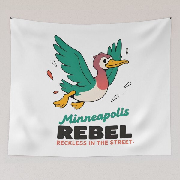 Item preview, minnesota rebel loon Minneapolis Reckless in the Street designed and sold by Uglyandcute.