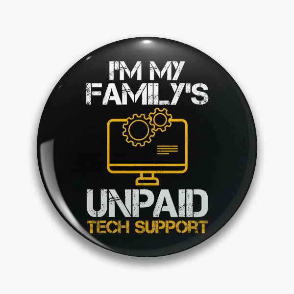 Item preview, Mens I'm My Family's Unpaid Tech Support Funny Computer Engineer designed and sold by herbwaters.