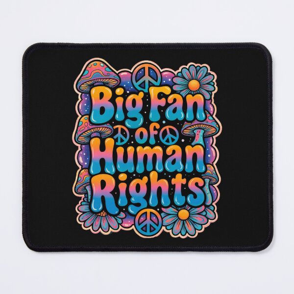 Item preview, Big Fan Of Human Rights Peace Sign Mushroom Flower designed and sold by GrumpySableye.