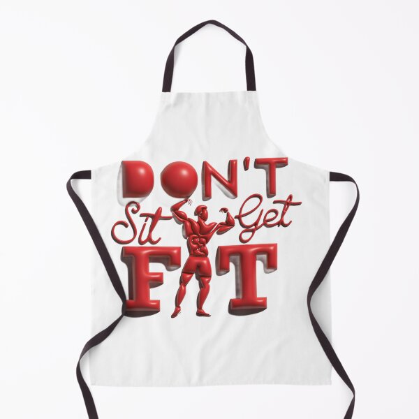 Item preview, Don’t Sit, Get Fit – Gym Motivation Quote Design designed and sold by StreetVibe-IND.