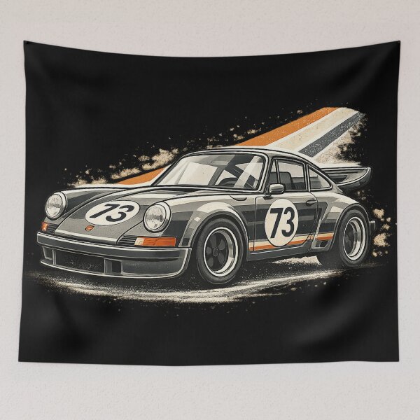 Item preview, Vintage 73 Race Car T-Shirt – Retro Motorsport Classic Sports Car Illustration designed and sold by Shop-ArtGallery.
