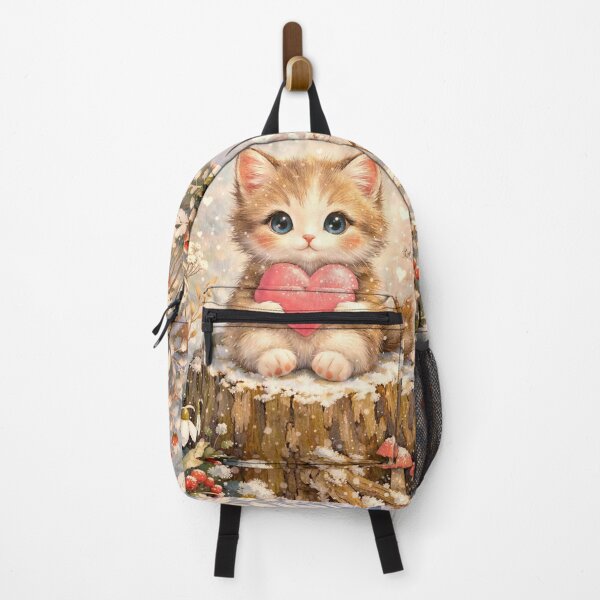 Item preview, Cottagecore Valentine Cat designed and sold by M-Y-A-R-T-.