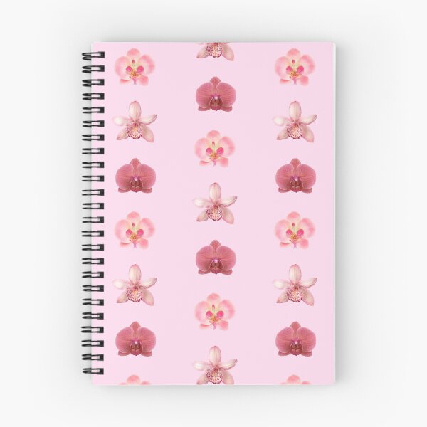 Item preview, pink orchid flower sticker pack designed and sold by inainart.