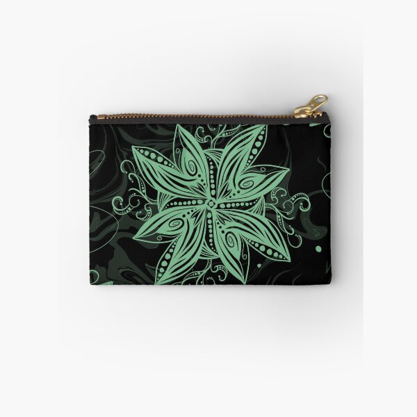 Item preview, Green flower pattern designed and sold by Vivinedrawsells.
