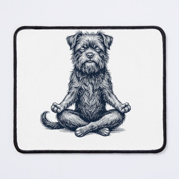 Item preview, Vintage Affenpinscher Yoga Lotus Meditation Dog Lover designed and sold by DoodleTortle.