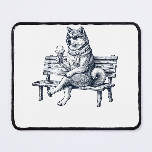 Item preview, Akita Ice Cream Dog Mom Dad designed and sold by DoodleTortle.
