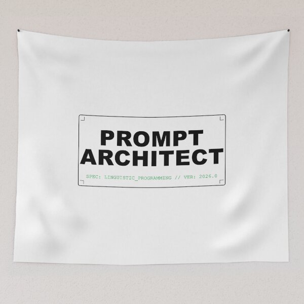 Item preview, Prompt Architect - Technical AI Specialist Label designed and sold by Mikidesign1988.
