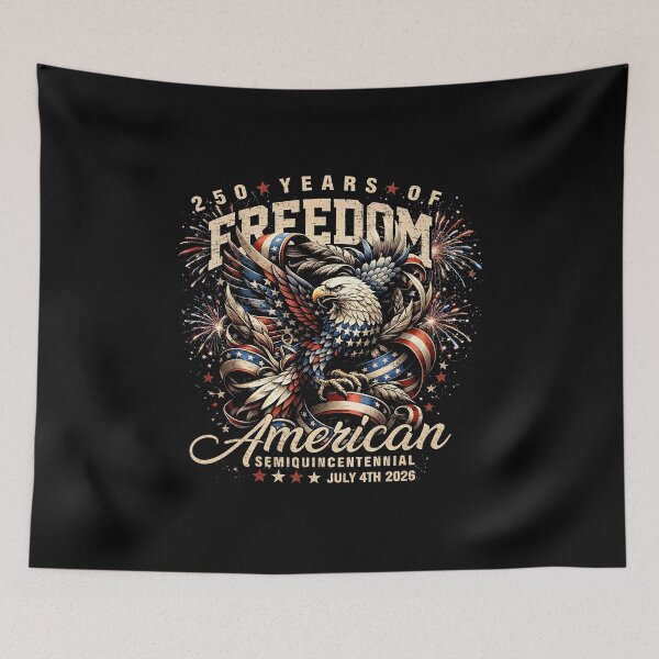 Item preview, Patriotic Eagle and Flag 250 Years 1776-2026  designed and sold by gear-posters.
