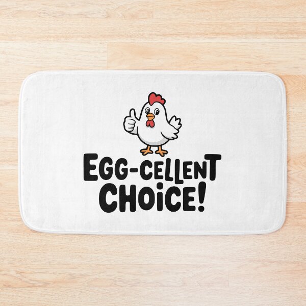 Item preview, Eggcellent Choice! Cute Chicken Pun designed and sold by PMCreative.