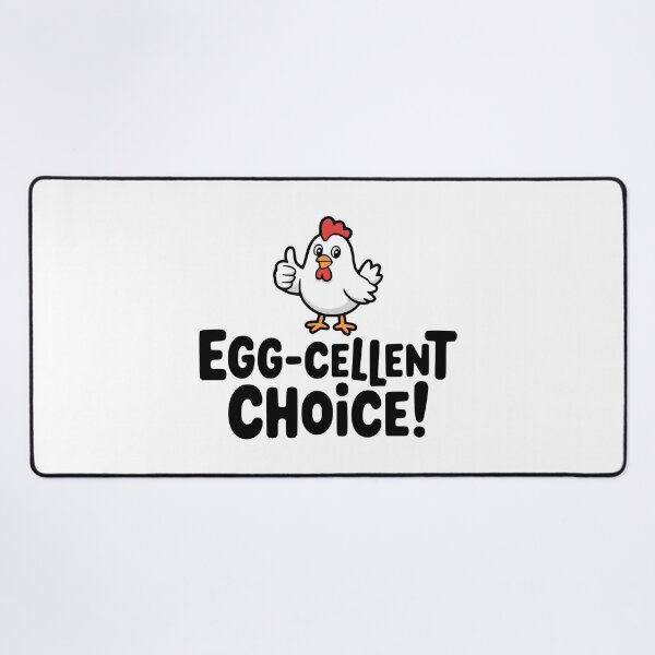 Item preview, Eggcellent Choice! Cute Chicken Pun designed and sold by PMCreative.