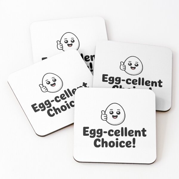 Item preview, Egg-cellent Choice! Cute Egg Pun designed and sold by PMCreative.