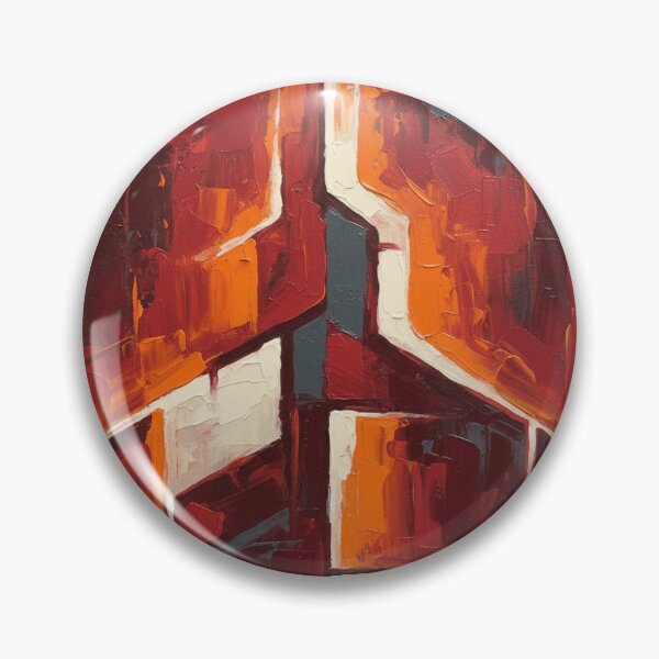 Item preview, Force of Will — Expressive Fire Abstract Art designed and sold by IvanLencinaArt.