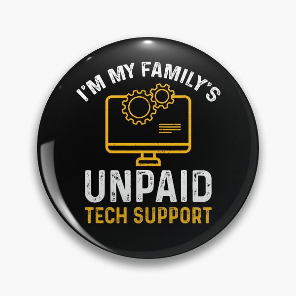 Item preview, Mens I'm My Family's Unpaid Tech Support Funny Computer Engineer designed and sold by herbwaters.
