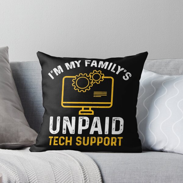 Item preview, Mens I'm My Family's Unpaid Tech Support Funny Computer Engineer designed and sold by herbwaters.